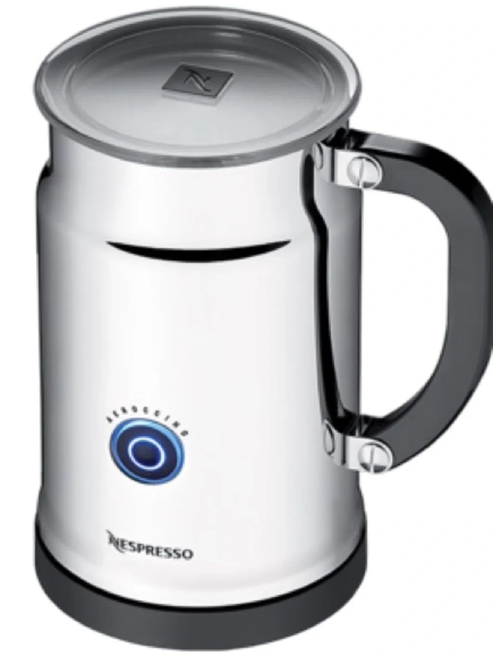 Nespresso froths milk
